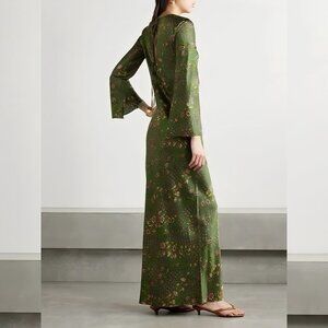 Veronica Beard Gemma Silk-Blend Satin Maxi Dress